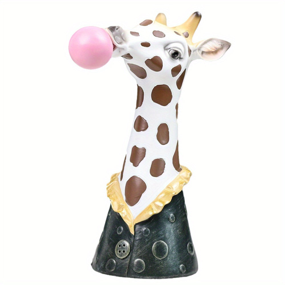 1pc Easter Decoration, Creative Nordic Vase Ornament for Living Room Flower Arrangement, Animal Decor Featuring Giraffes And Zebras, a Unique New Year Gift