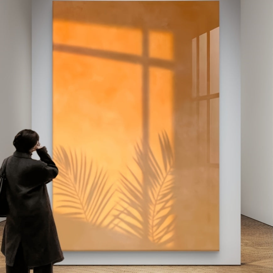 1pc Hand-Painted Abstract Oil Painting - Large Frameless Environmental Art, High-Quality Acrylic Wall Decor for Living Room, Bedroom, Study - Modern European Aesthetic, Green Abstract Design, Bedroom Artwork, Detailed Imagery, Frameless Oil Painting