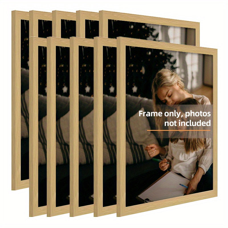 2\u002F5\u002F10 Multiple Wooden Photo Frames • Four Sizes 4x6\u002F5x7\u002F8x10\u002F8.3x11.7 • Ideal for Landscapes, People, Architecture, Pets • Can Be Placed Horizontally or Vertically • Perfect for Home Decor And Gifts