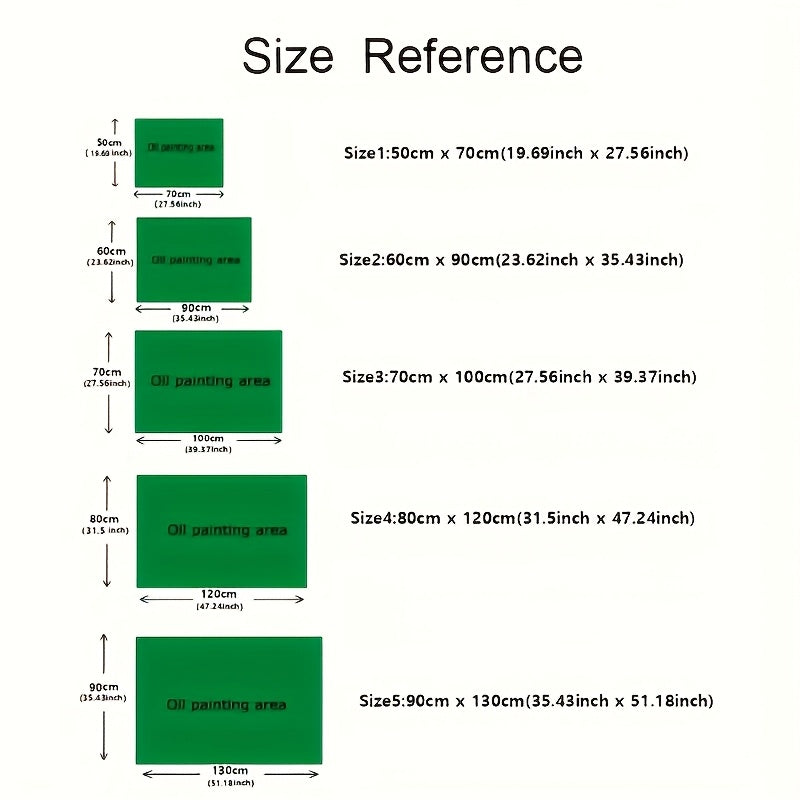 1pc Hand-Painted Abstract Oil Painting - Large Frameless Environmental Art, High-Quality Acrylic Wall Decor for Living Room, Bedroom, Study - Modern European Aesthetic, Green Abstract Design, Bedroom Artwork, Detailed Imagery, Frameless Oil Painting