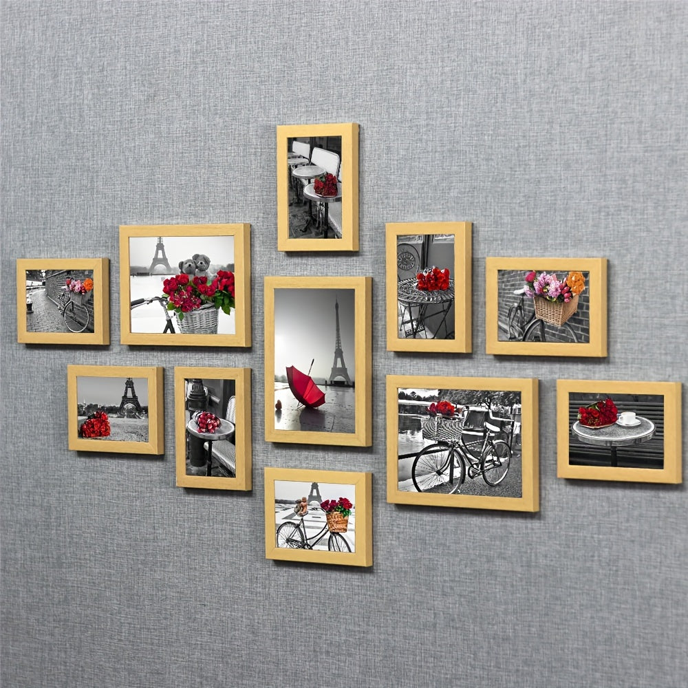 Photo Wall Decor: No-Drill Creative Frame Assemblies for Living Room and Dining Room, European Photo Wall in the Bedroom