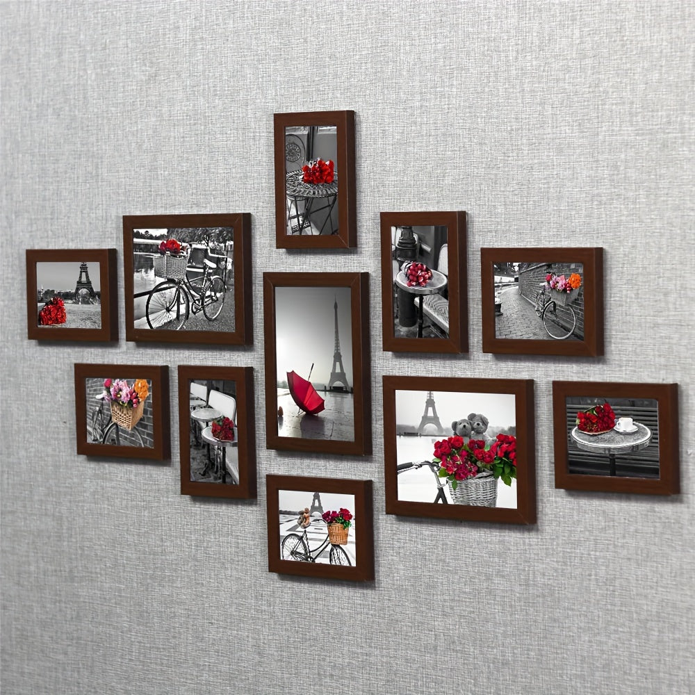 Photo Wall Decor: No-Drill Creative Frame Assemblies for Living Room and Dining Room, European Photo Wall in the Bedroom