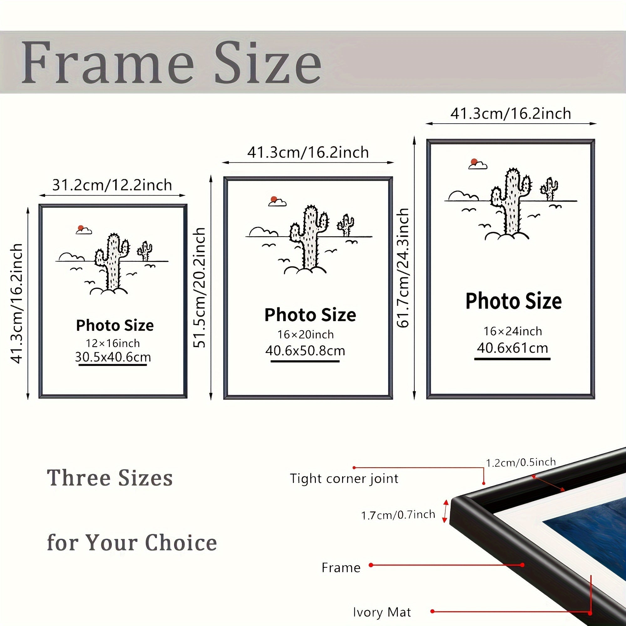 1pc Classic Golden Picture Frame, 16x20inch, Wall Mounting Vertical Oblong Photo Frame for Canvas Painting\u002FPoster, Ideal for Home, Office, Living Room Decor, Birthday Party, Halloween, Christmas Gift - Pictures for Display Only, Picture Wall Decor