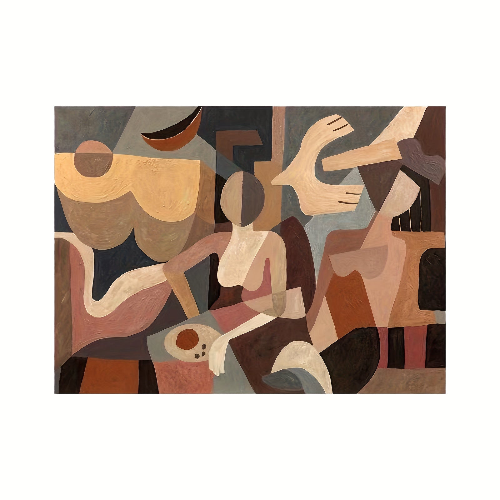 Modern artist hand-painted abstract oil painting, premium home wall decor artwork, suitable for living room, hallway, dining room, bedroom, office, frameless