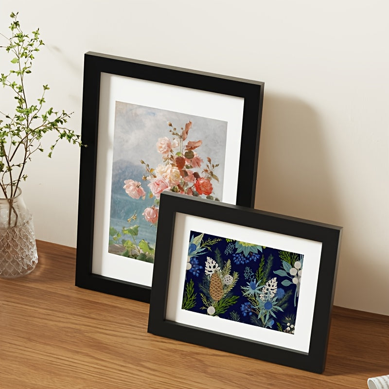 2\u002F5\u002F10 Multiple Wooden Photo Frames • Four Sizes 4x6\u002F5x7\u002F8x10\u002F8.3x11.7 • Ideal for Landscapes, People, Architecture, Pets • Can Be Placed Horizontally or Vertically • Perfect for Home Decor And Gifts