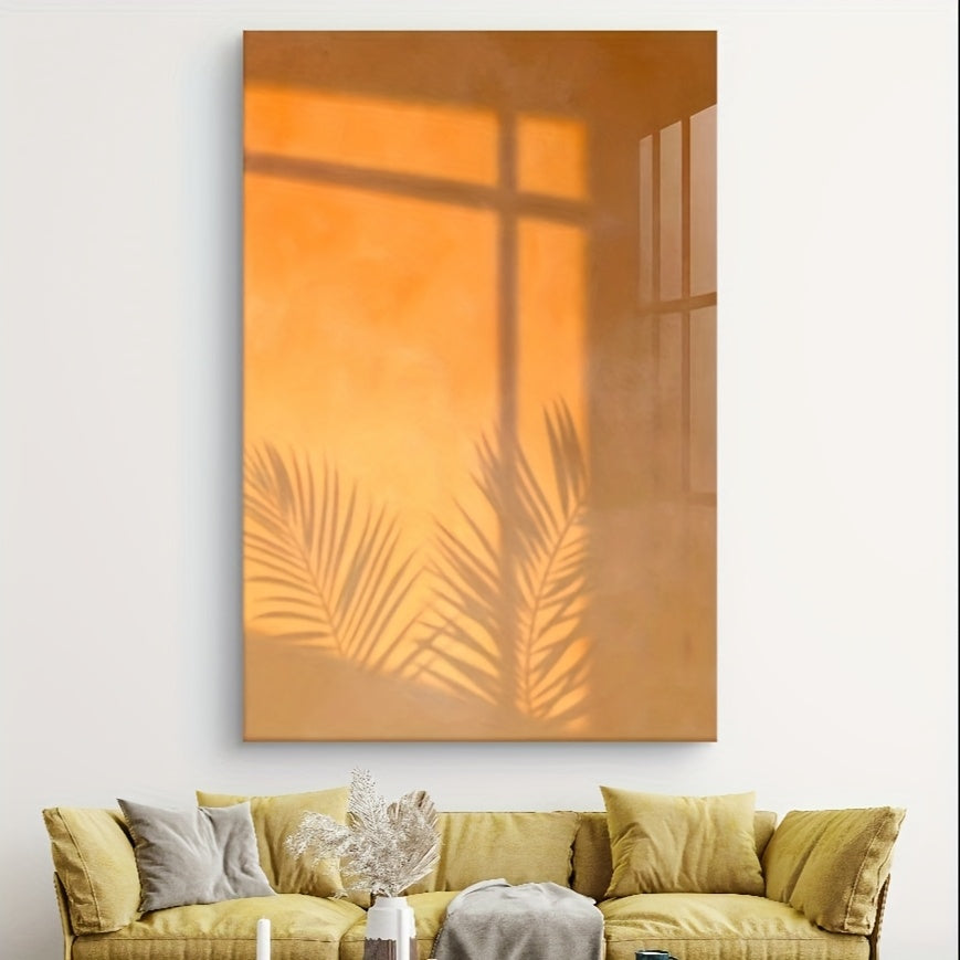 1pc Hand-Painted Abstract Oil Painting - Large Frameless Environmental Art, High-Quality Acrylic Wall Decor for Living Room, Bedroom, Study - Modern European Aesthetic, Green Abstract Design, Bedroom Artwork, Detailed Imagery, Frameless Oil Painting