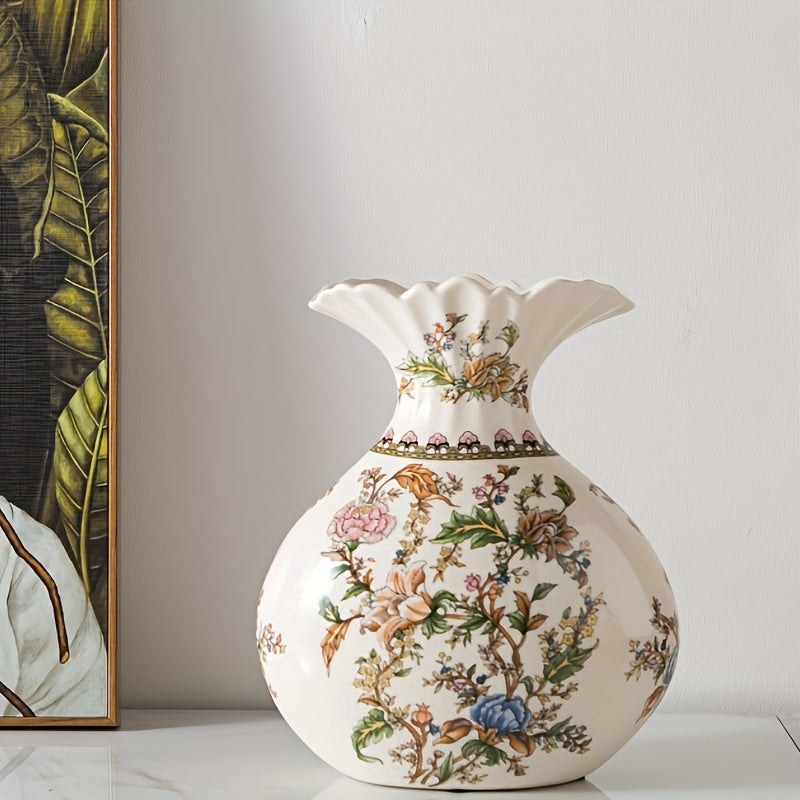 Lucky Bag Ceramic Vase Lucky Bag Design Ceramic Decorative Vase | New Chinese-American S1401