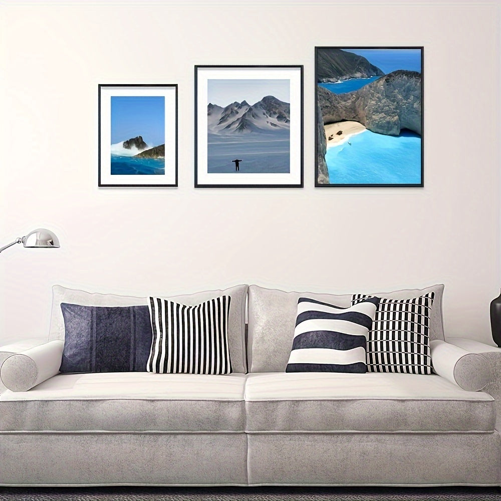 1pc Classic Golden Picture Frame, 16x20inch, Wall Mounting Vertical Oblong Photo Frame for Canvas Painting\u002FPoster, Ideal for Home, Office, Living Room Decor, Birthday Party, Halloween, Christmas Gift - Pictures for Display Only, Picture Wall Decor