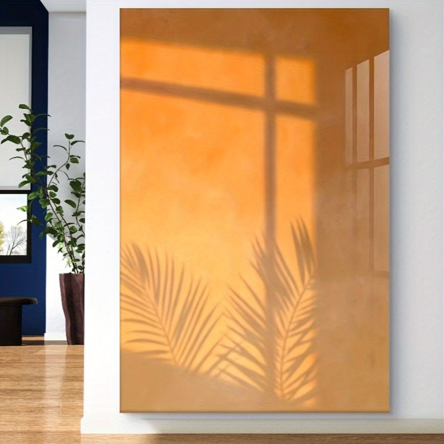 1pc Hand-Painted Abstract Oil Painting - Large Frameless Environmental Art, High-Quality Acrylic Wall Decor for Living Room, Bedroom, Study - Modern European Aesthetic, Green Abstract Design, Bedroom Artwork, Detailed Imagery, Frameless Oil Painting