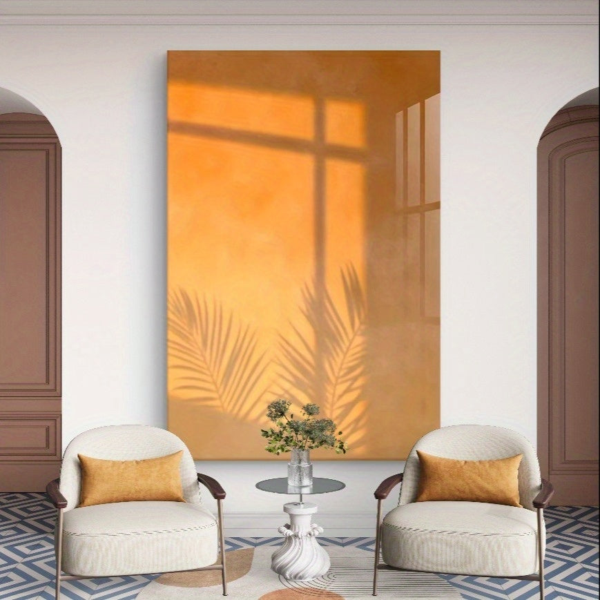 1pc Hand-Painted Abstract Oil Painting - Large Frameless Environmental Art, High-Quality Acrylic Wall Decor for Living Room, Bedroom, Study - Modern European Aesthetic, Green Abstract Design, Bedroom Artwork, Detailed Imagery, Frameless Oil Painting