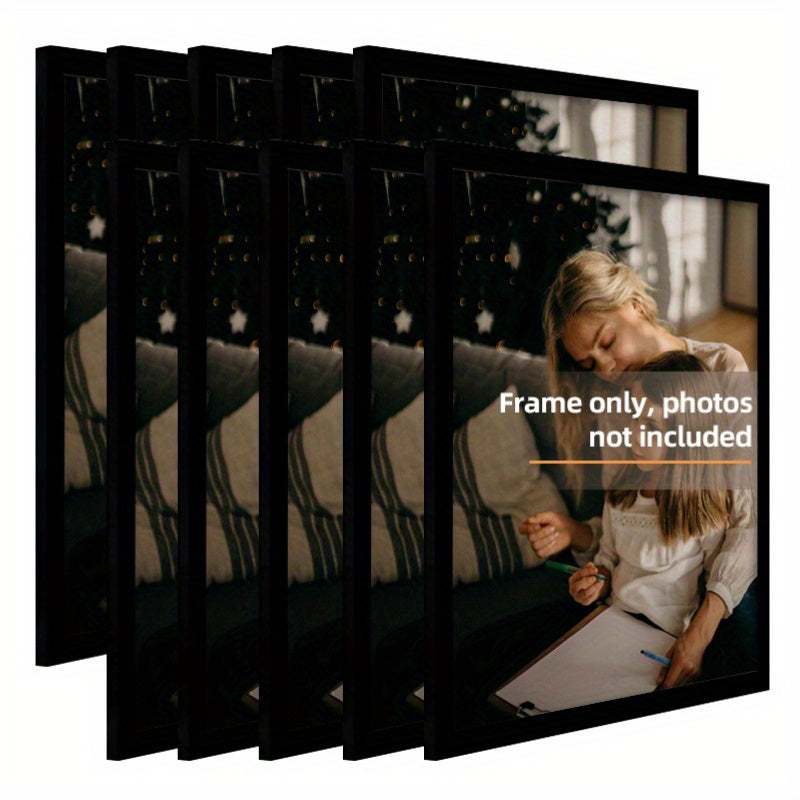 2\u002F5\u002F10 Multiple Wooden Photo Frames • Four Sizes 4x6\u002F5x7\u002F8x10\u002F8.3x11.7 • Ideal for Landscapes, People, Architecture, Pets • Can Be Placed Horizontally or Vertically • Perfect for Home Decor And Gifts