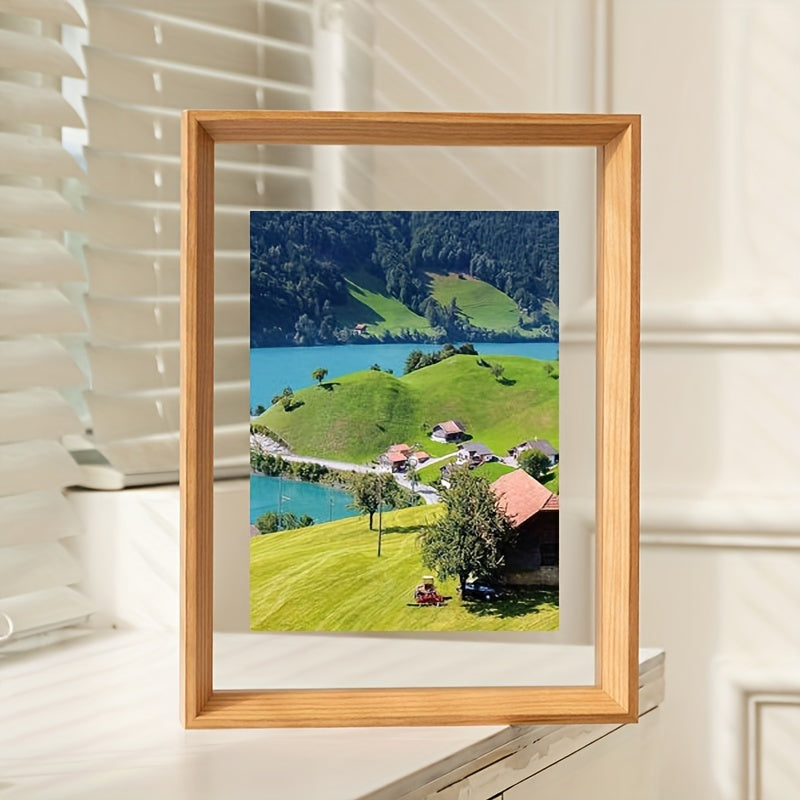 Large Double-Sided Transparent Acrylic Photo Frame for 4K8KA3, Suitable for Hanging Wall Displays of Pictures, Landscapes, And Posters