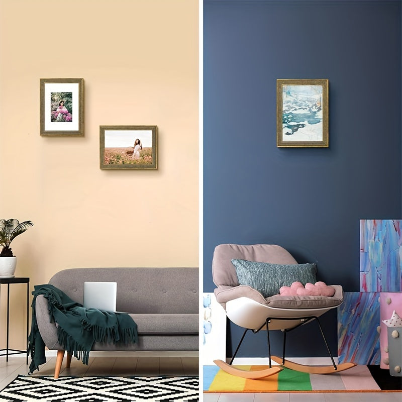 Vintage Resin Frame A Vintage Resin Frame for 5X7, 6X8, And 8X10 Oil Paintings, Designed for Finished Antique Golden Ornate Frames for Oil Art Prints, Perfect for Decorating The Walls of a Living Room