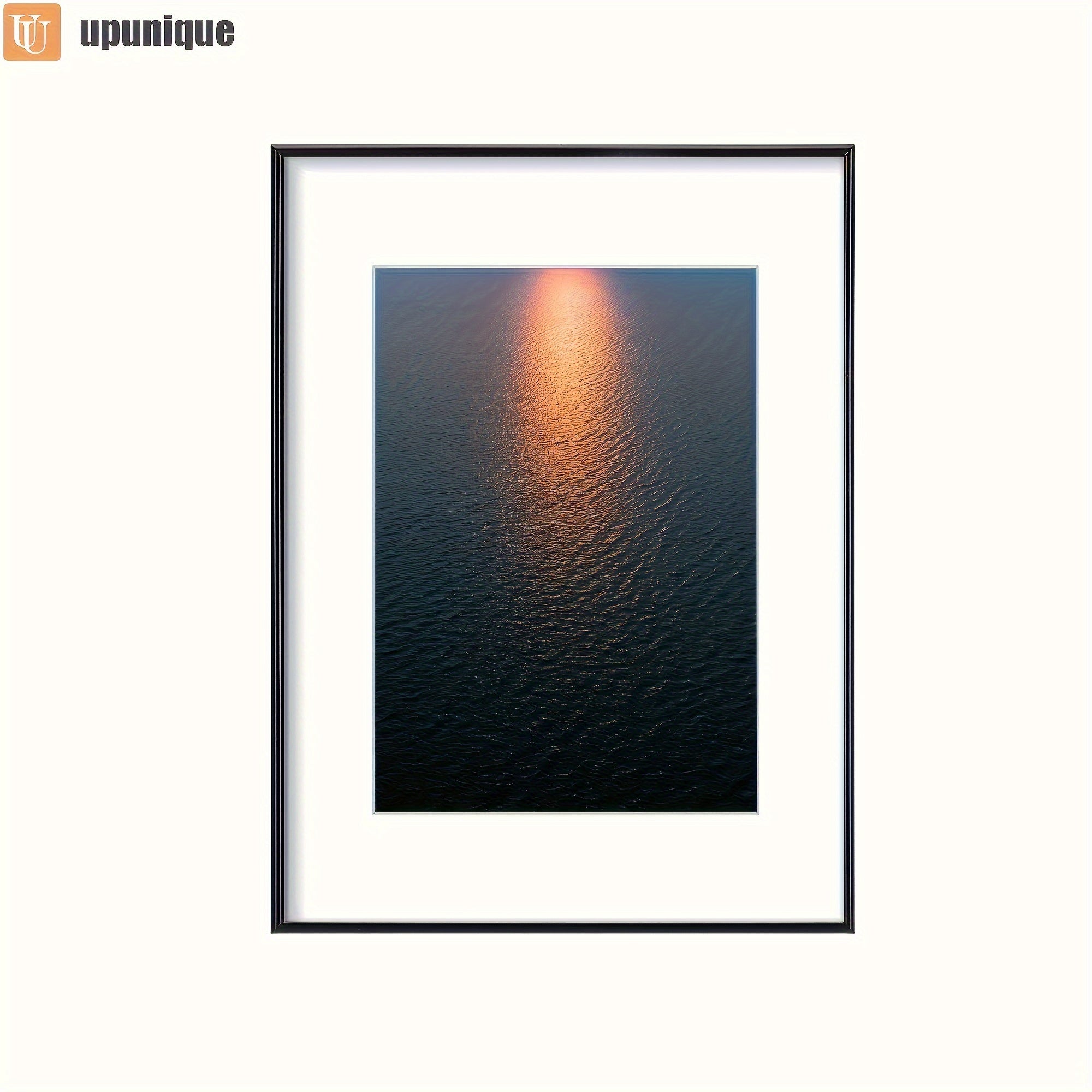 1pc Classic Golden Picture Frame, 16x20inch, Wall Mounting Vertical Oblong Photo Frame for Canvas Painting\u002FPoster, Ideal for Home, Office, Living Room Decor, Birthday Party, Halloween, Christmas Gift - Pictures for Display Only, Picture Wall Decor