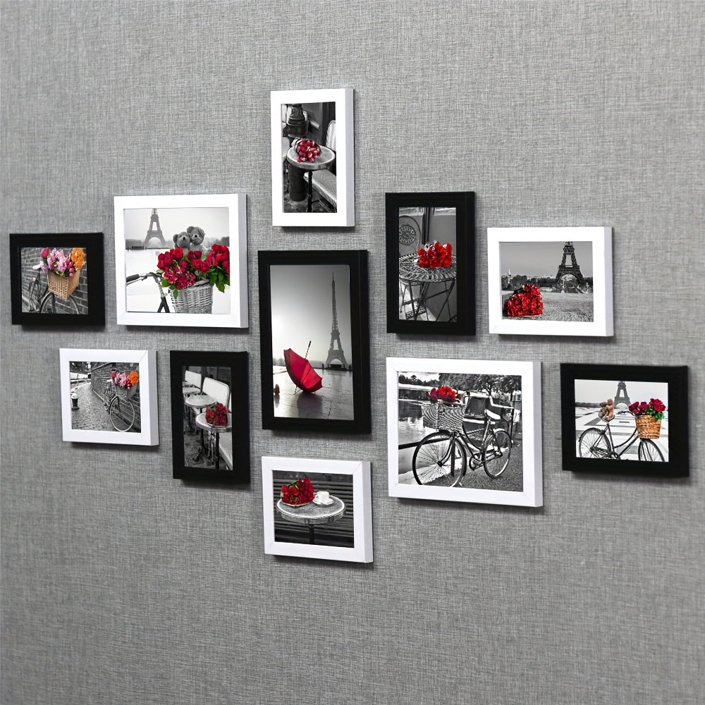 Photo Wall Decor: No-Drill Creative Frame Assemblies for Living Room and Dining Room, European Photo Wall in the Bedroom